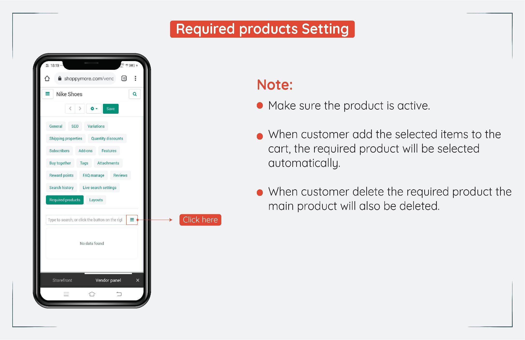 How to insert product using mobile 28